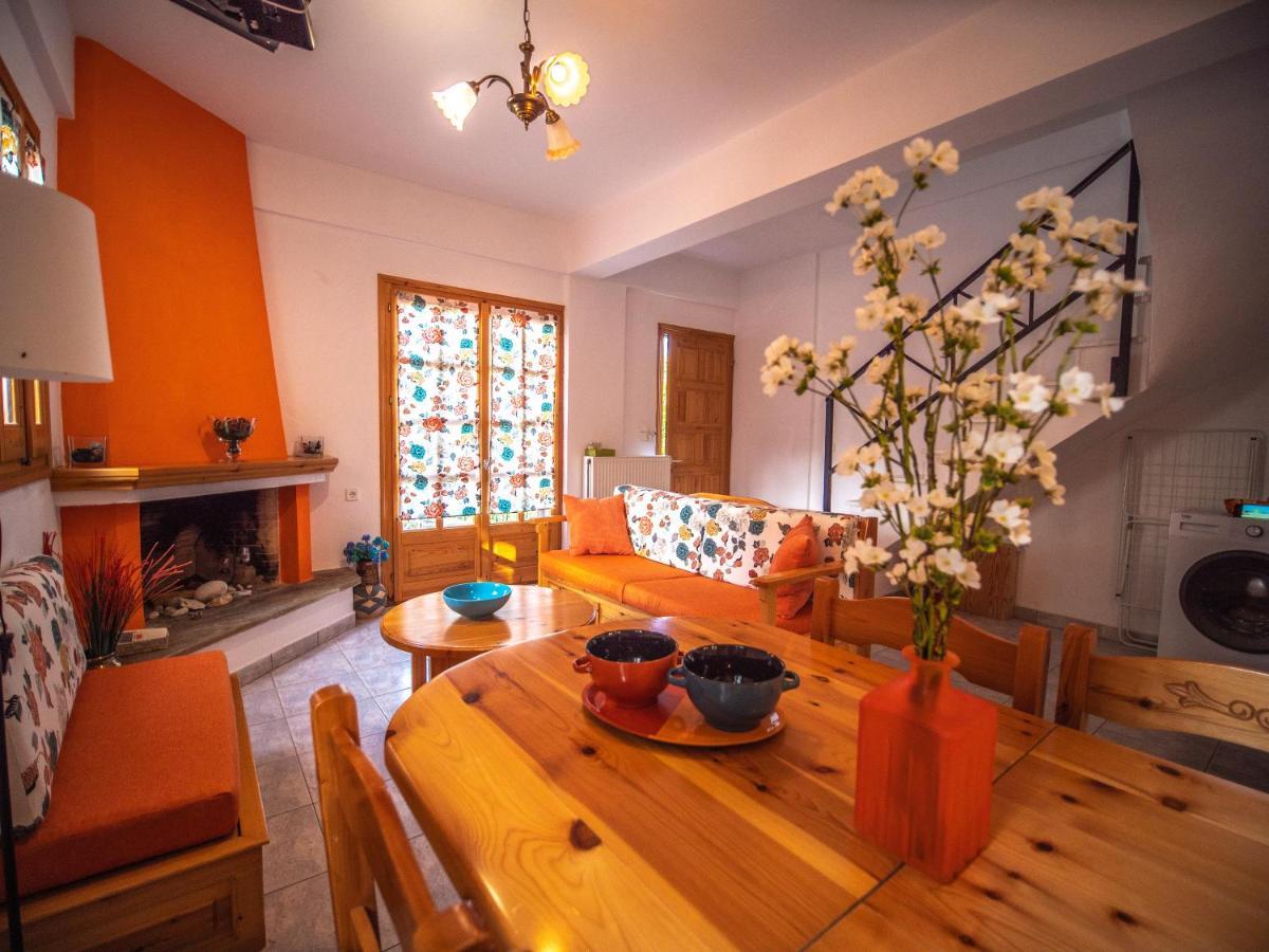 Orange House For Big Families In Damouchari - Delicious Houses Екстериор снимка